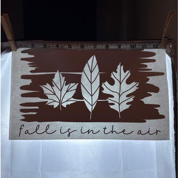 New Heat Transfer For Craft T-Shirt Making Fall is in The Air Great for Gifts - Picture 3 of 5